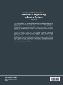 Mechanical Engineering And Control Systems - Proceedings Of 2015 International Conference (Mecs2015) achterzijde