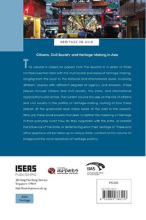 Citizens, Civil Society and Heritage-making in Asia achterzijde