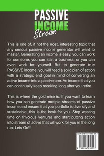 Passive Income Streams - How To Earn Passive Income achterzijde
