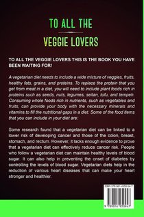 Vegetarian Cookbook achterzijde