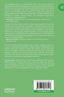 The Green Banking Transition Manual achterzijde