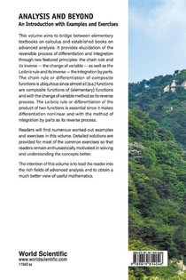 Analysis And Beyond: An Introduction With Examples And Exercises achterzijde