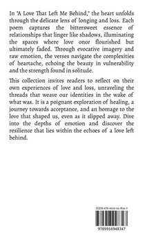 A Love That Left Me Behind achterzijde