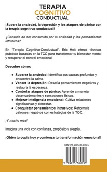 Terapia Cognitivo-Conductual achterzijde
