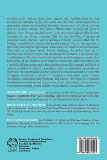 Violence, Peace & Everyday Modes of Justice and Healing in Post-Colonial Africa achterzijde