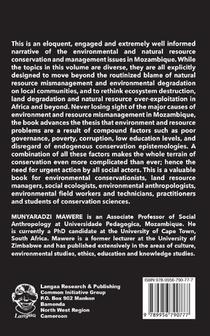 Environment and Natural Resource Conservation and Management in Mozambique achterzijde