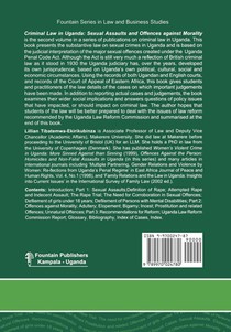 Criminal Law in Uganda achterzijde