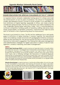 Higher Education for African Challenges of the 21st Century achterzijde