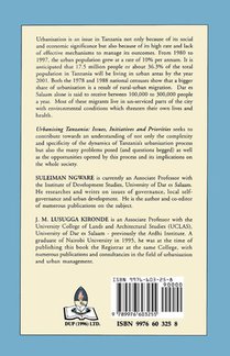 Urbanising Tanzania achterzijde
