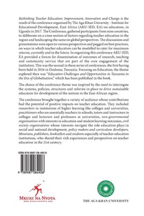 Rethinking Teacher Education achterzijde