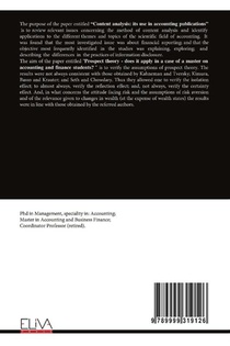 Accounting and Finance achterzijde