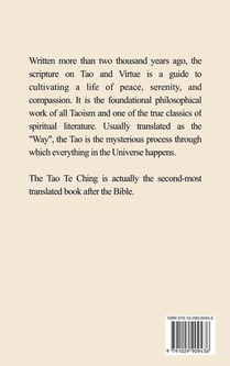Tao Te Ching achterzijde