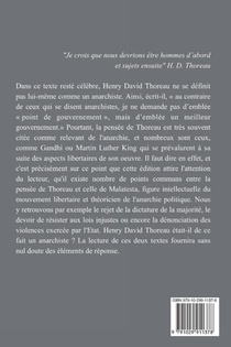 Désobéir aux lois achterzijde