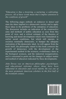 Democracy and Education achterzijde
