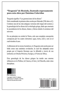 Teogonía achterzijde