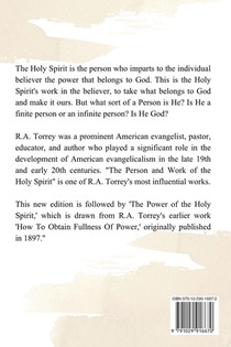 The Person and Work of The Holy Spirit achterzijde