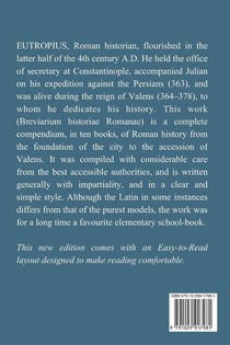 Abridgement of Roman History achterzijde