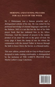 Morning and Evening Prayers for All Days of the Week achterzijde