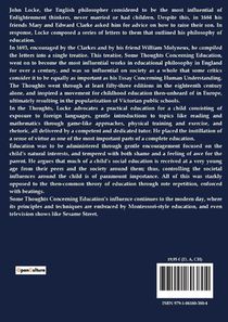 Some Thoughts Concerning Education achterzijde