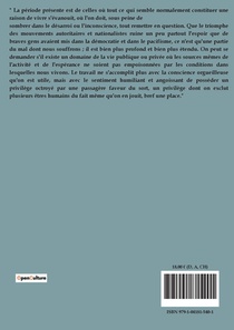Réflexions sur les causes de la liberté et de l'oppression sociale achterzijde