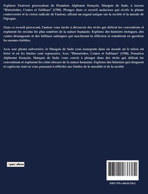 Historiettes, Contes et Fabliaux achterzijde