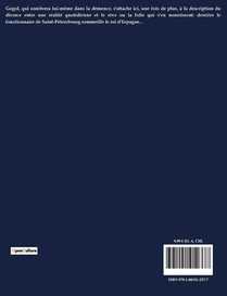 Le Journal d'un fou achterzijde