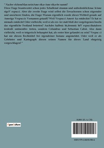 Amerigo: Historischer Roman achterzijde