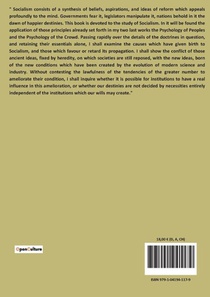 The psychology of socialism achterzijde