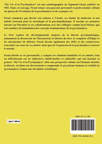 Ma vie et la psychanalyse achterzijde