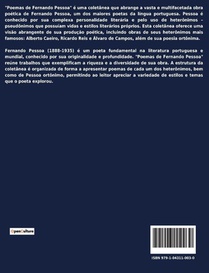 Poemas de Fernando Pessoa achterzijde