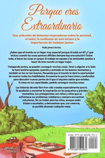 Porque eres Extraordinario achterzijde