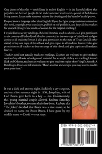 William Shakespeare's The Merchant of Venice achterzijde