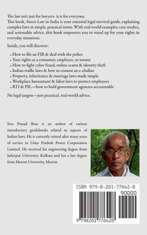 Introduction to Street Law in India achterzijde