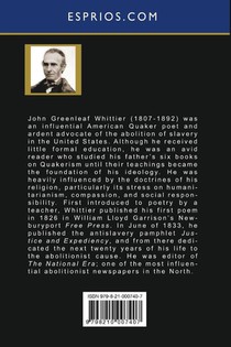 Snow-Bound and Other Poems (Esprios Classics) achterzijde