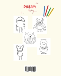 My MONSTERS Coloring Book achterzijde
