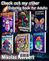 Botanical Flowers Coloring book for Adults achterzijde