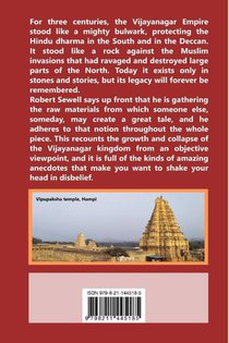 The Magnificent History of the Vijayanagar Empire achterzijde