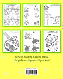 Toddler's Activity Book 3 Years + achterzijde