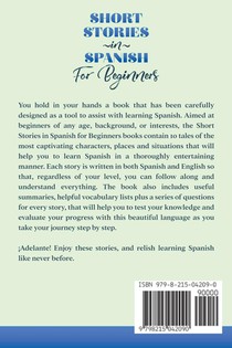 Short Stories in Spanish for Beginners - Volume 2 achterzijde