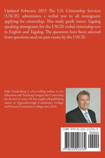 US Immigration Exam Study Guide in English and Tagalog achterzijde