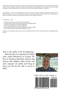 In the Beginning . . . Dads achterzijde