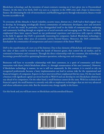 Blockchain & Decentralized Finance #1 Guide To Invest In Blockchain Technology, Cryptocurrencies, Altcoins, Smart Contracts and NFTs achterzijde