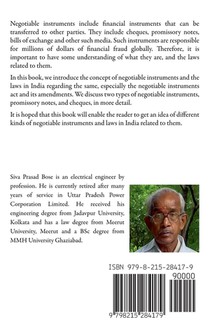 Introduction to Negotiable Instruments achterzijde