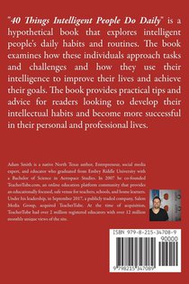 40 Things Intelligent People Do Daily achterzijde