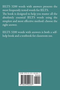IELTS Vocabulary 3200 words with answer Key achterzijde