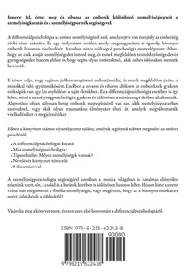 Differenciális Pszichológia achterzijde