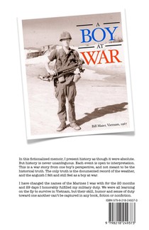 A BOY AT WAR achterzijde