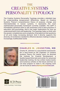 The Creative Systems Personality Typology achterzijde
