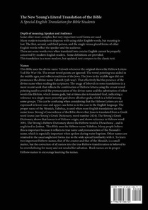 The New Young's Literal Bible achterzijde