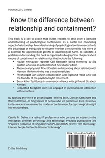 PSYCHOLOGICAL CONTAINMENT IN RELATIONSHIPS achterzijde